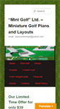 Mobile Screenshot of miniaturegolfplans.com